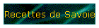 Recettes de Savoie
