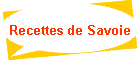 Recettes de Savoie