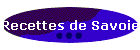 Recettes de Savoie